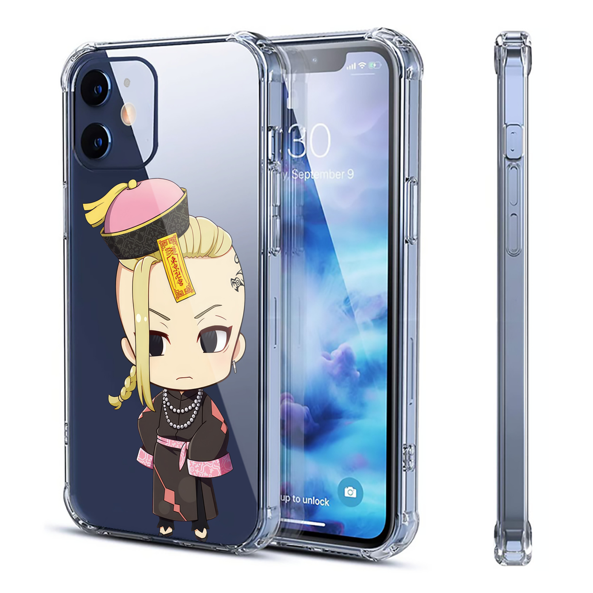 （画像用） 東京リベンジャーズ Tokyo Revengers 【iPhone 12シリーズ対応】透明スマホケース（クリアソフトケース）